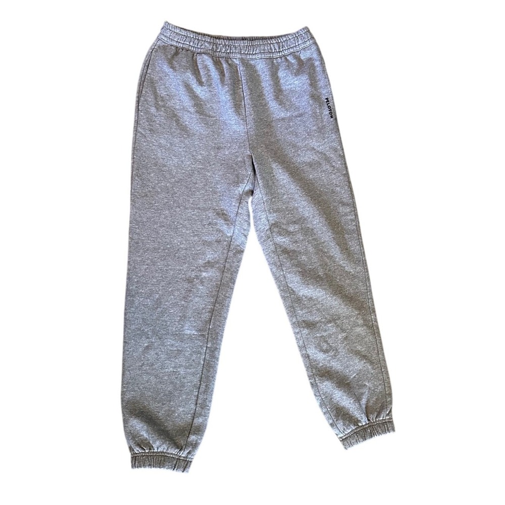 Peloton Mens Heather Gray Fleece Joggers Size M